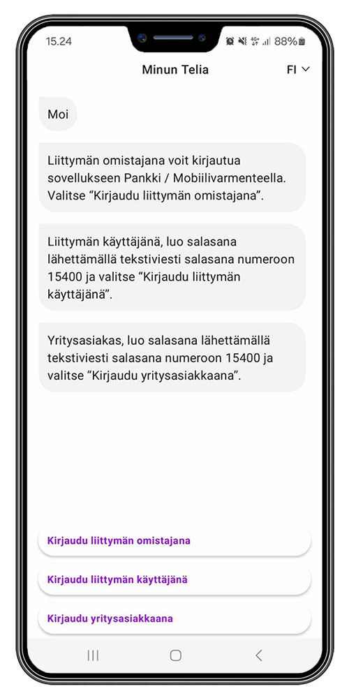 Minun Telia -sovellus | Asiakastuki | Telia