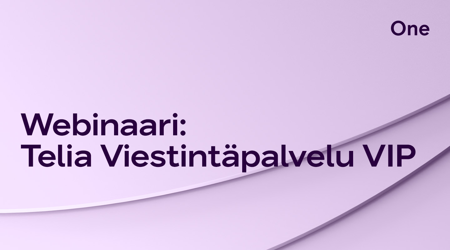 Webinaarit ja koulutukset | ONE Hub | Telia yrityksille