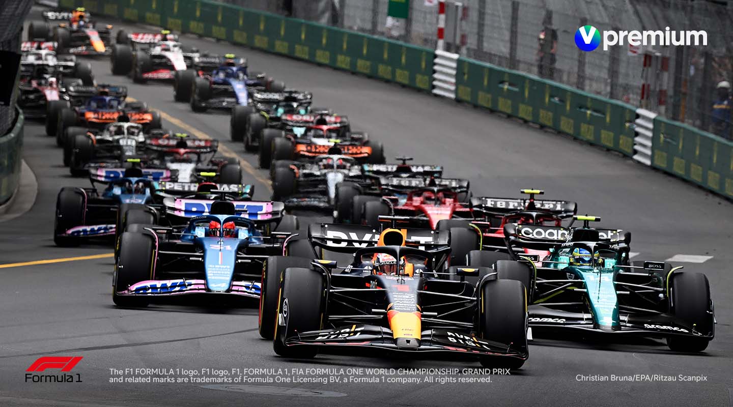 Formula 1 -kilpailut V premium -kanavapaketilla